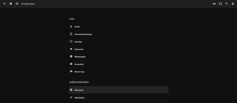 Jellyfin Ordner in Synology File Staion anlegen