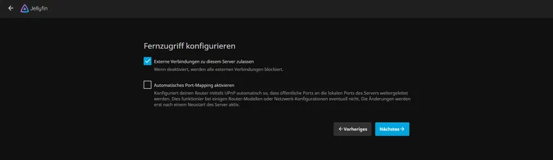 Jellyfin bevorzugte Anzeigesprache