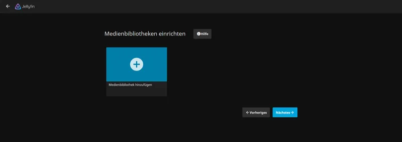 Jellyfin bevorzugte Anzeigesprache