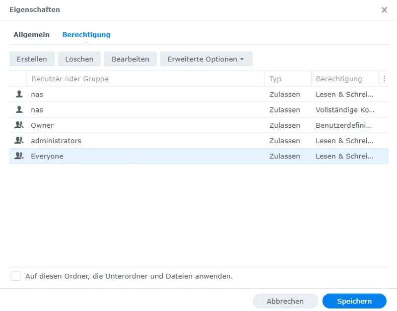 Synology Container Manager Projekt erstellen