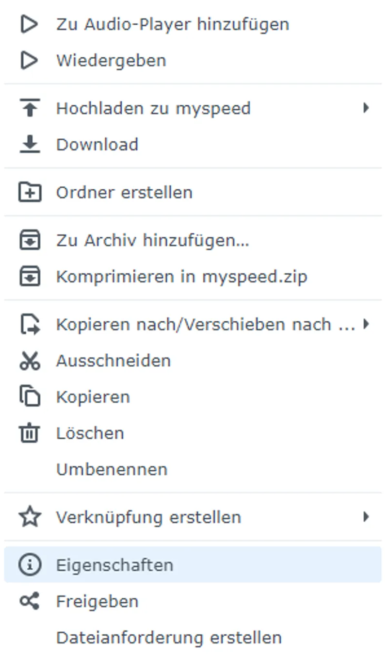 Synology Container Manager Projekt erstellen